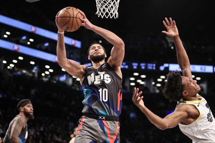 Brooklyn Nets guard Ben Simmons (10)
